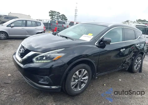 2018 Nissan Murano Sl z USA, uszkodzony, nr VIN 5N1AZ2MG7JN117717